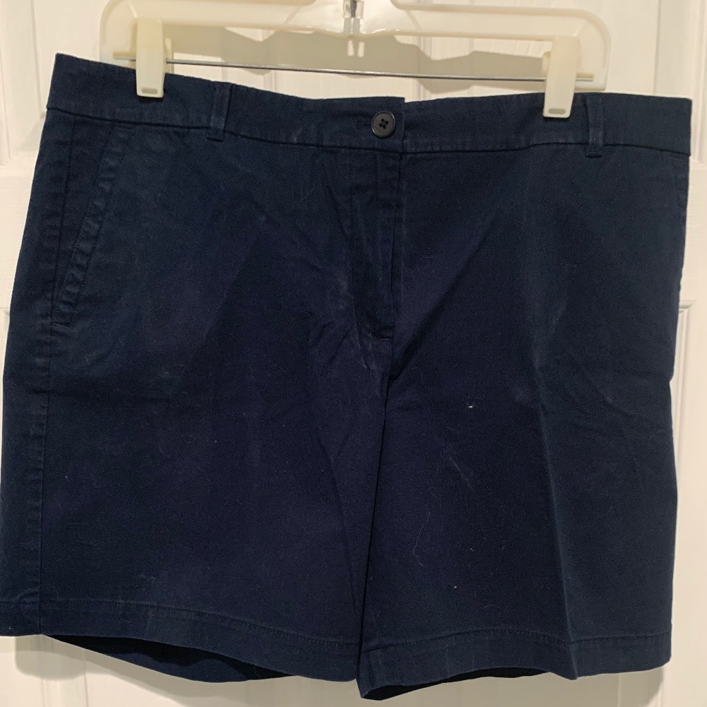 Talbots Navy Blue Weekend Shorts